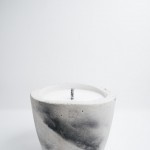 OUTDOOR - URBAN CANDLE L  - NEUTRAL GREY